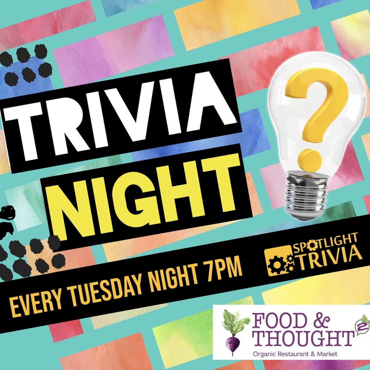 Trivia Night by Spotlight Trivia Every Tuesday Night 7 PM